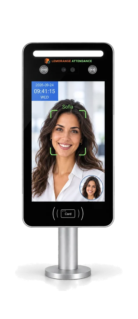 LEM Ai8 face recognition attendance terminal