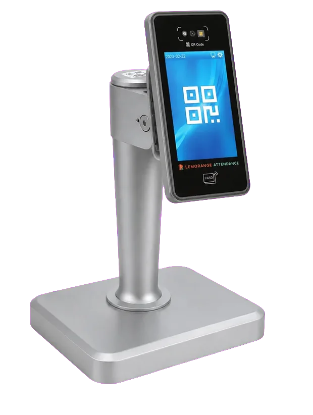Universal counter stand fitted with an Attendance terminal